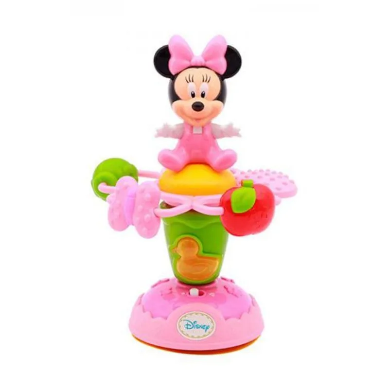 Flor Gira Gira Minnie Rosa com Verde e Amarelo - Disney