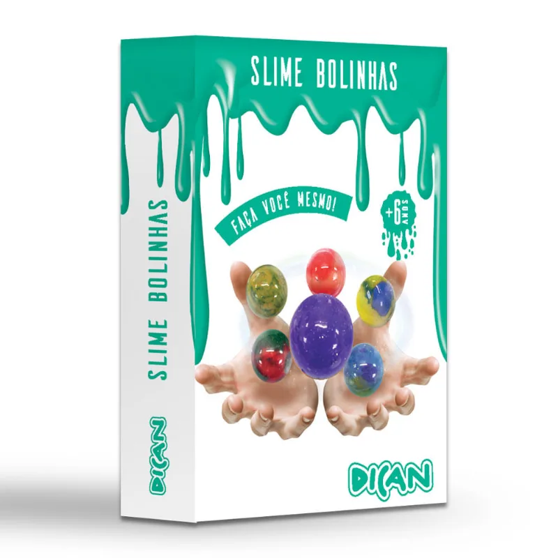 Slime - Bolinhas Coloridas - Faça Você Mesmo - Dican