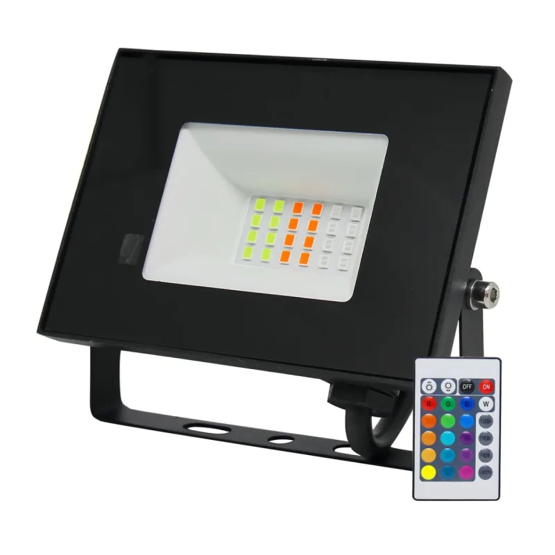 Refletor Led Holofote 30w Rgb Impermeável C/ Controle Remoto Gaya - Gaya - Livros