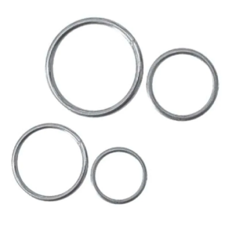Argola Soldada 29x4,48mm - Pacote Com 50 Peças - Aço - G S Indústria