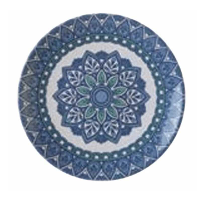 Prato de Sobremesa Mer Motivée Stoneware Kenya Azul 20cm
