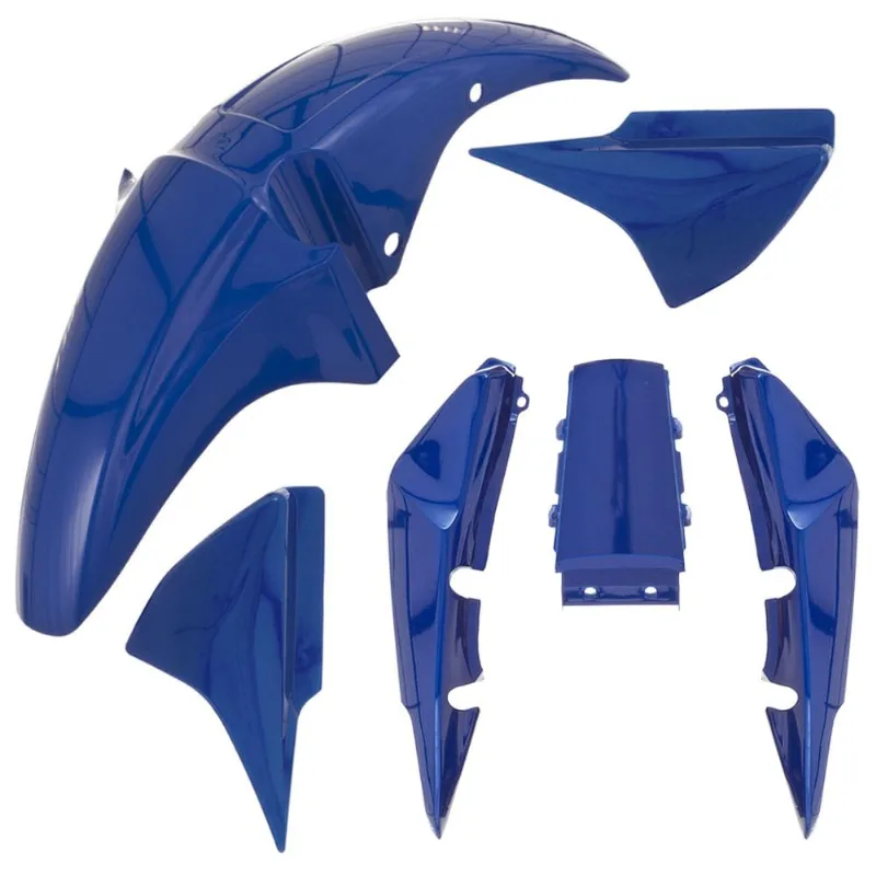 Kit Carenagem Titan 150 2004 Azul Twister Perolizado 6 Pçs