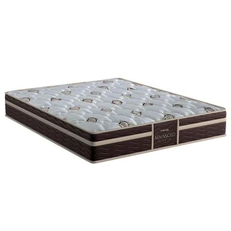 Colchão Viúva Espuma D33 Tech1500 Firm Euro Pillow 128x188CM Marrom Probel - probel