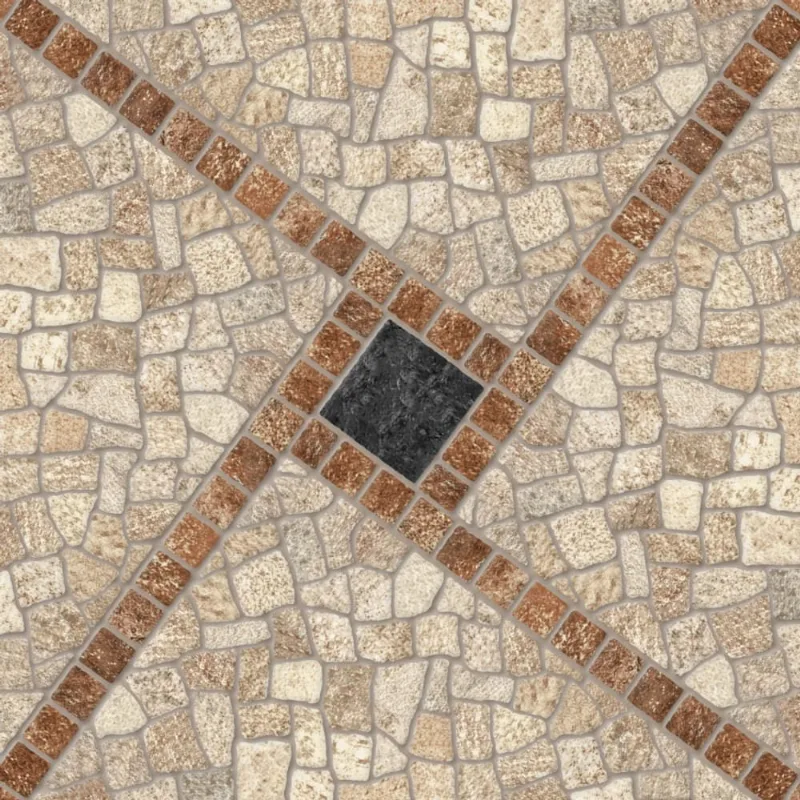 Piso Cerâmico Externo Granilhado Lef Trento LF44101A 44x44cm Bege piso (a) bold/granilhado trento 44x44 lef - LF44101A