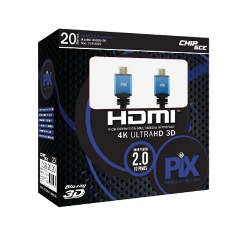 Cabo Hdmi Ultra Hd 20m: Áudio Imersivo