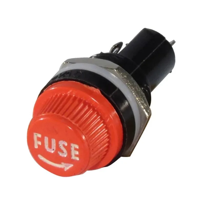 Porta Fusível Cilíndrico Para 5x20mm 15a 102r Metaltex