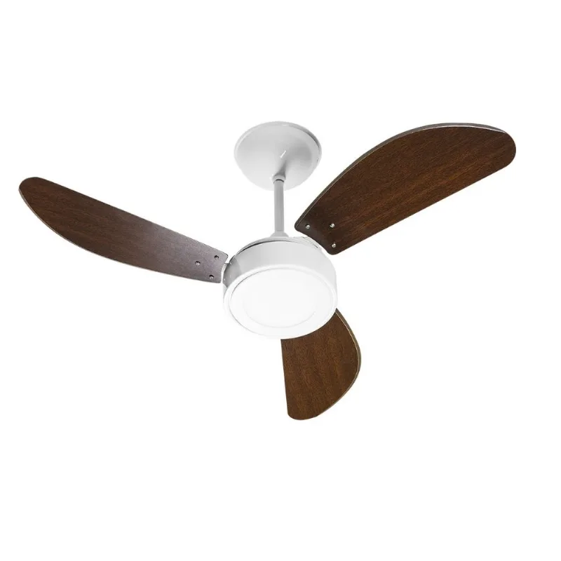 Ventilador de Teto New Light Led 3 Pás 127V Tabaco Venti-Delta