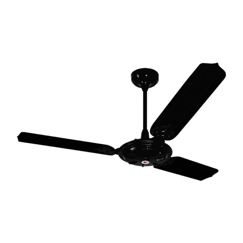 Ventilador De Teto Venti-delta New Comercial Eco Com 3 Pás Preto - 127v - Único