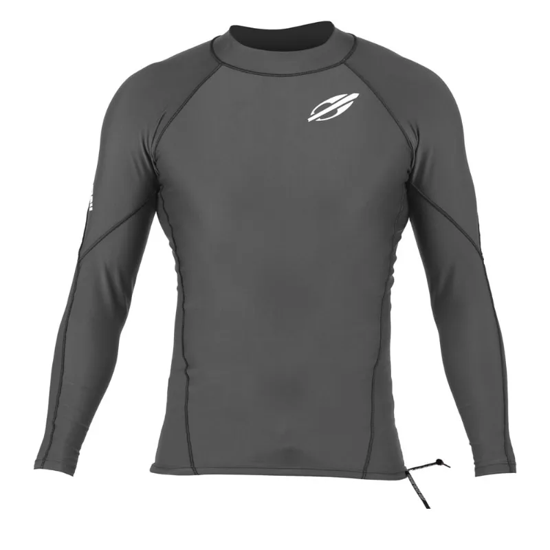 Camiseta manga longa masculina extraline 3a surf mormaii Cinza escuro XGG