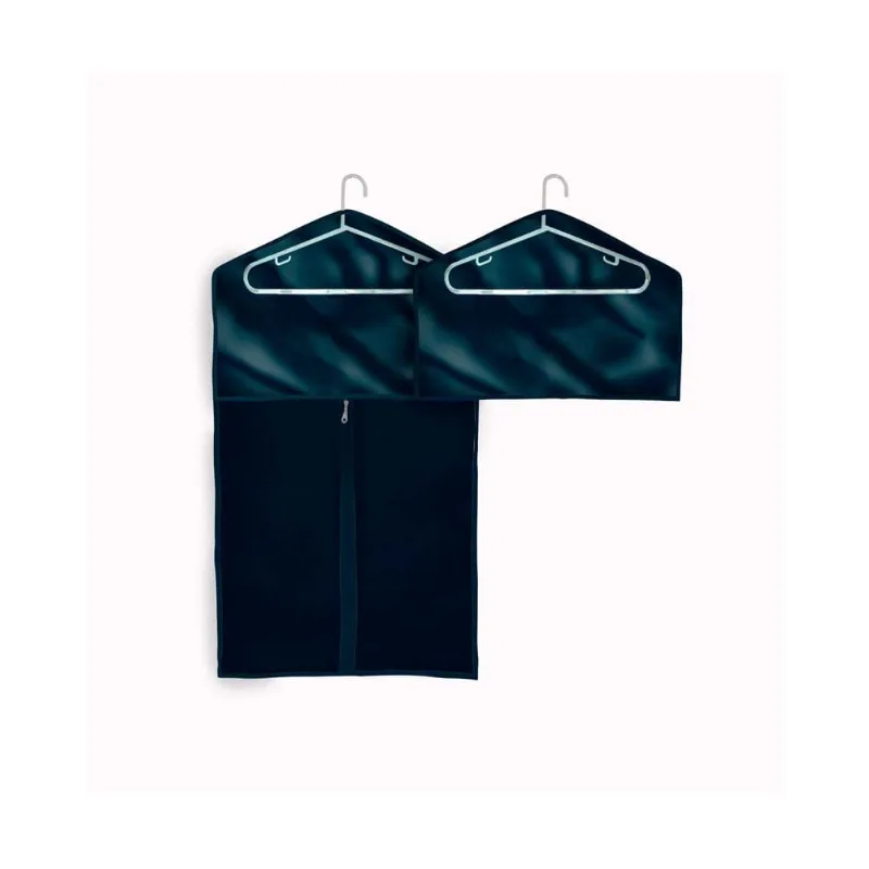 Kit organizador para roupa P/M com duas capas marinho Boxmania