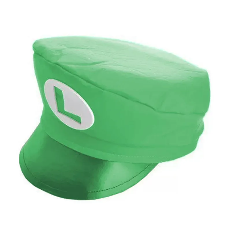 Chapéu Quepe Mário Bros Luigi Verde Adulto Simples Espuma