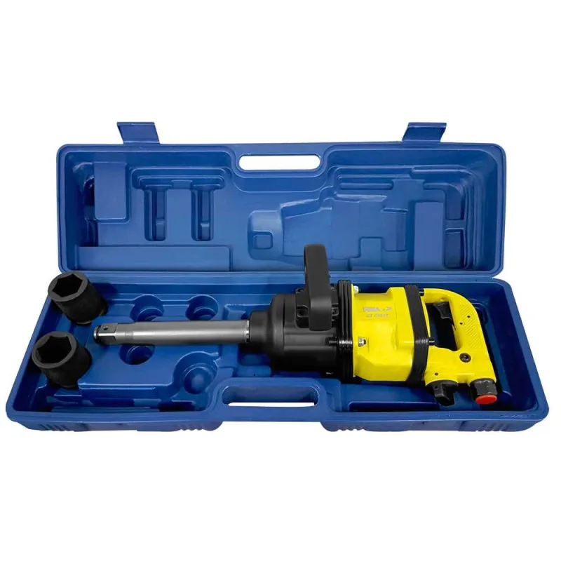 Chave de impacto pneumática 1" longa com 2 soquetes e maleta AT-4300TK PUMA - PUMA - Ferramentas Elétricas