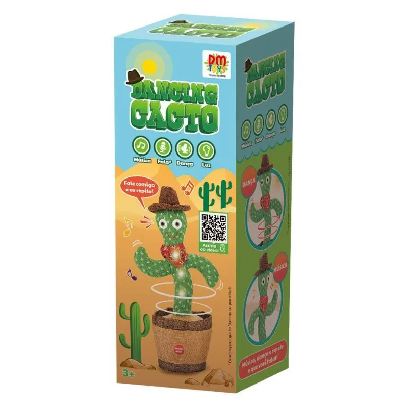 Dancing Cactos Dança E Canta - DM TOYS DMT6201
