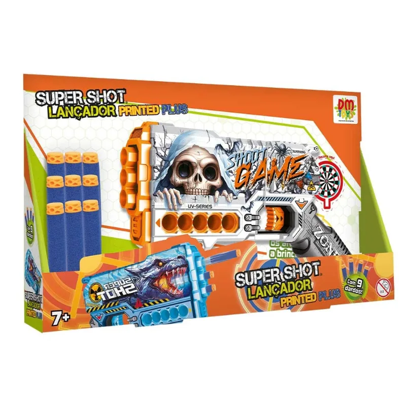 LANCADOR SUPER SHOT PRINTED PLUS CORES SORTIDAS - DM BRASIL