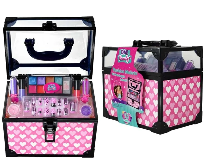 Maleta Fashion de Maquiagem Infantil - DM Beauty - DMTOYS