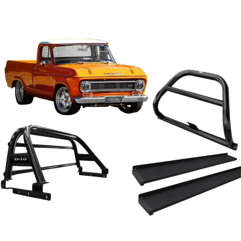 Kit quebra mato + Estribo + Sant Antonio Duplo D10 Preto