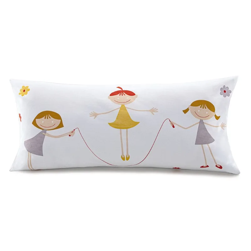 Travesseiro Body Pillow Com Fronha Altenburg Mundo Kids Ninas Park 30cm x 65cm