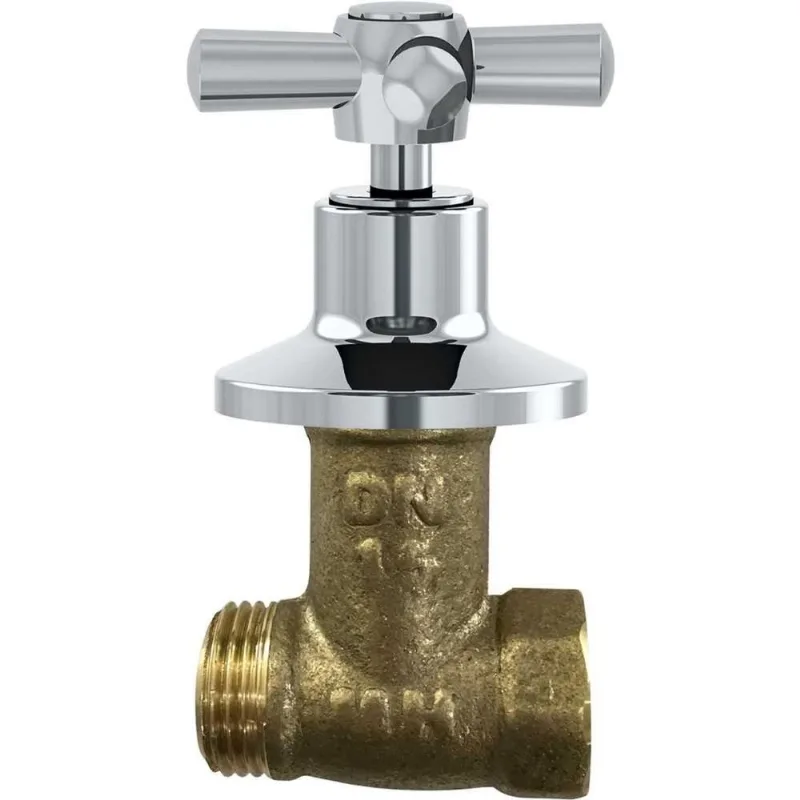 Registro De Pressão Delta 1/2" Cromado Para Chuveiro E Porcelanato