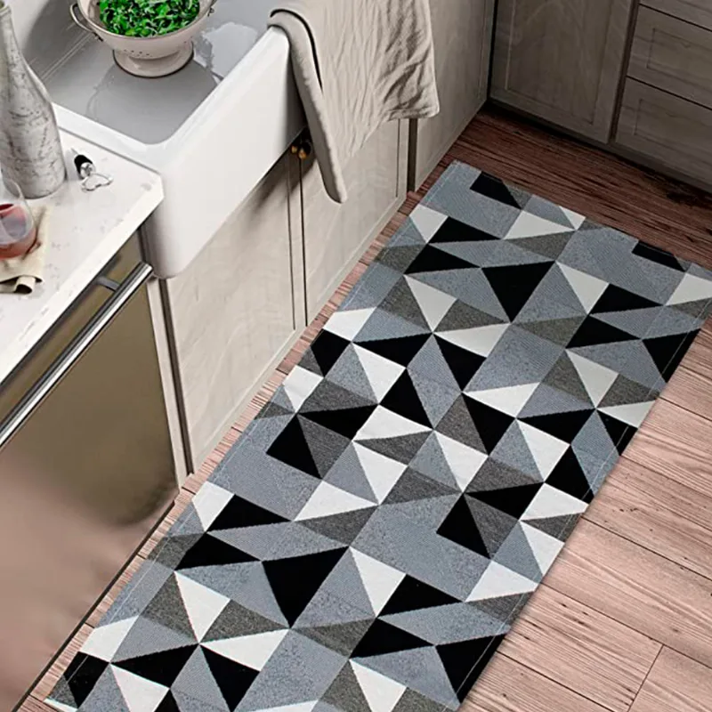 Tapete Jacq Millenial Emborrachado 0,45 X 1,10 Des 5322/preto 7207