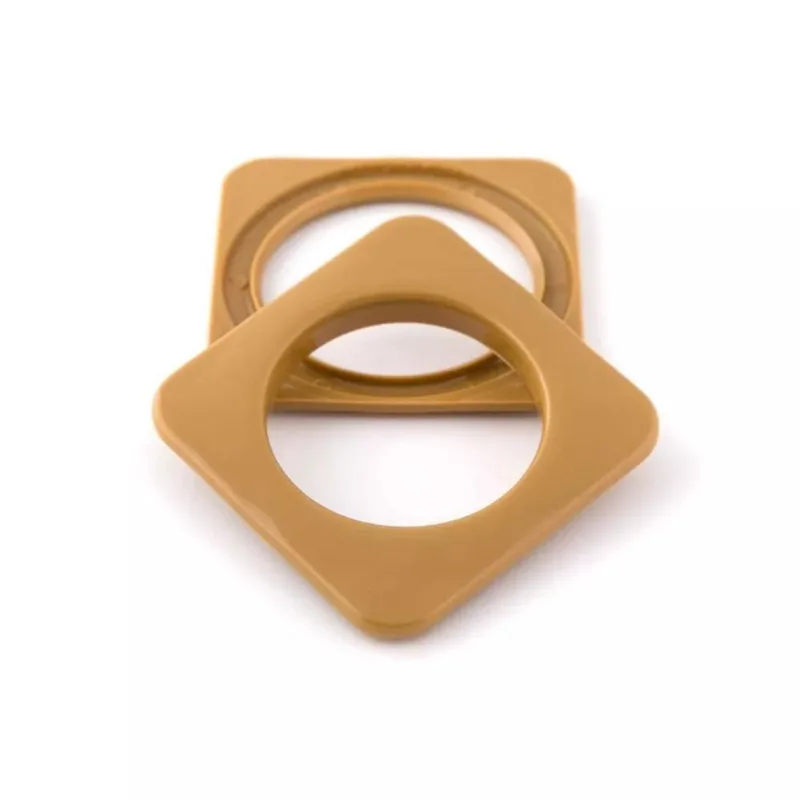 ILHOS QUADRADO EXTRA GRANDE 33MM PCT C/10 PCS CEREJEIRA/UNICO