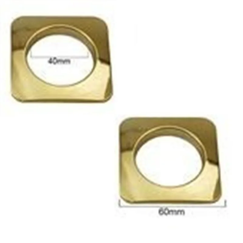 ILHOS QUADRADO EXTRA GRANDE 33MM PCT C/10 PCS DOURADA ILHAS QUADRADO EXTRA GRANDE 33MM PACOTE COM 10 PECAS DOURADA - MF PLASTICOS