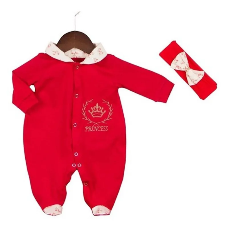 Macacão Pra Bebê Menina Longo Helena 2 Pçs - Envio Imediato