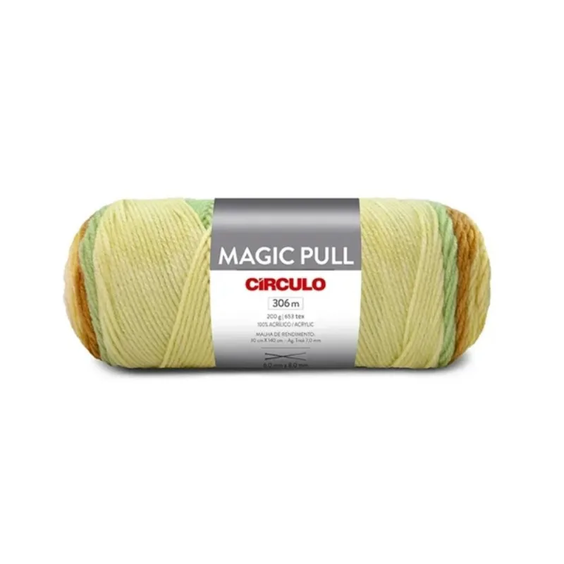Linha Circulo Fio Magic Pull 200gr Cor 9489 Madasgar