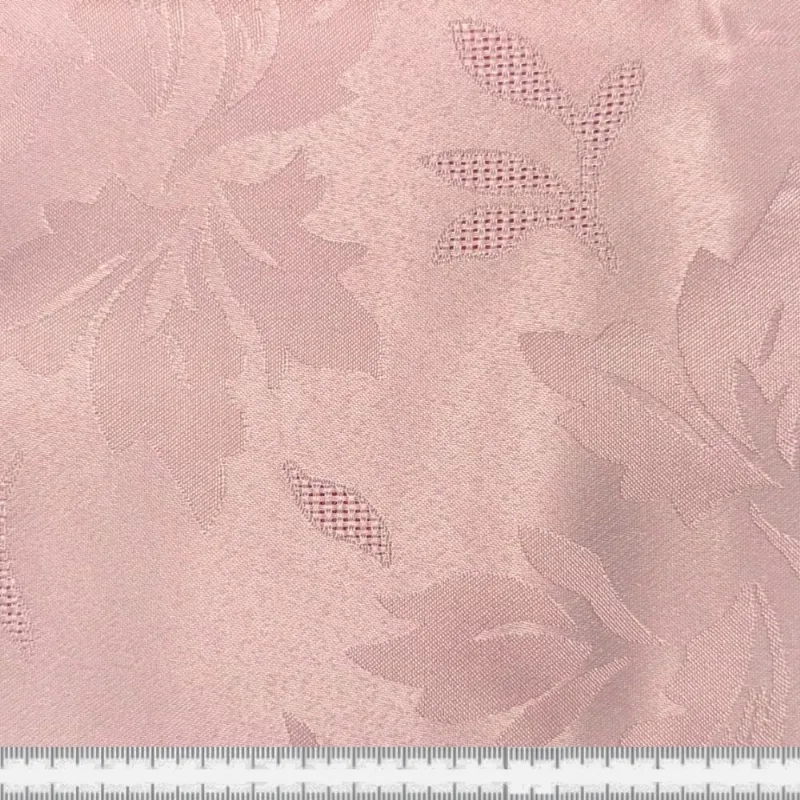 Tecido Jacquard 2853 Lg 2,80 Rosa Velho 80