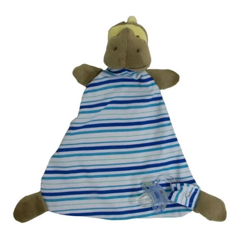 Naninha Porta Chupeta Para Bebê Menino - Dinossauro.