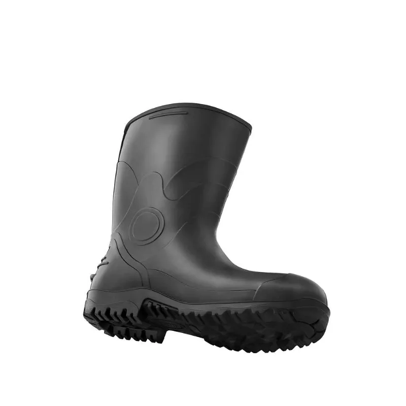 Bota de PVC Cano Curto Preta com Forro AcquaLev - BRACOL Bota de PVC preta cano curto com forro 43 acqualev - BRACOL