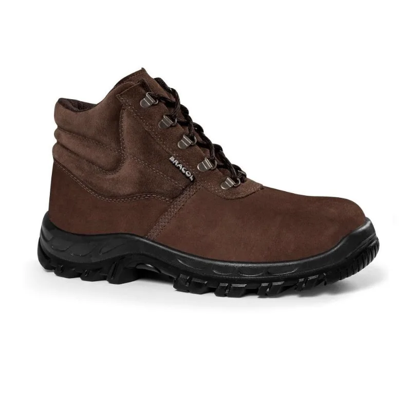 Bota Nobuck Marrom - Numeração 43 - Bracol Bota Nobuck Marrom - Bracol