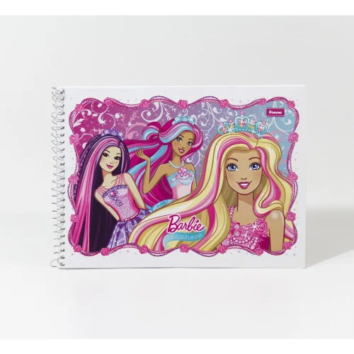 Cad Desenho Foroni 48fls Barbie - BARBIE - Papelaria