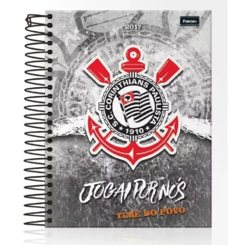 Agenda Corinthians 184 Folhas 300g Foroni - FORONI - Papelaria