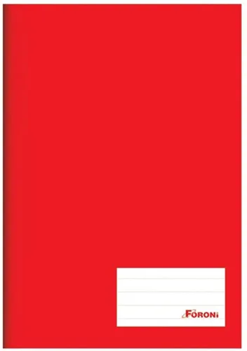 Caderno Cost Cd Foroni Vermelho 96f - FORONI - Papelaria