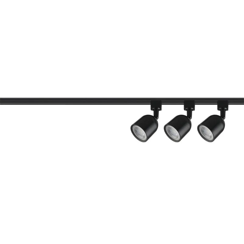 Kit trilho led c/3 spots biv/27w br 6500k kit trilho led c/3 spots biv/27w blumenau preto 6500k - 34276001