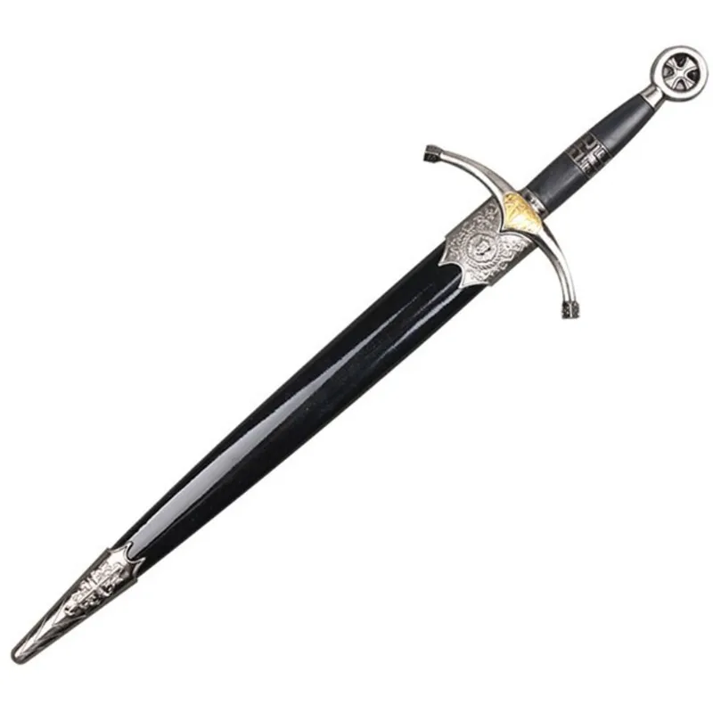 Adaga Punhal Medieval Com Bainha - 35cm