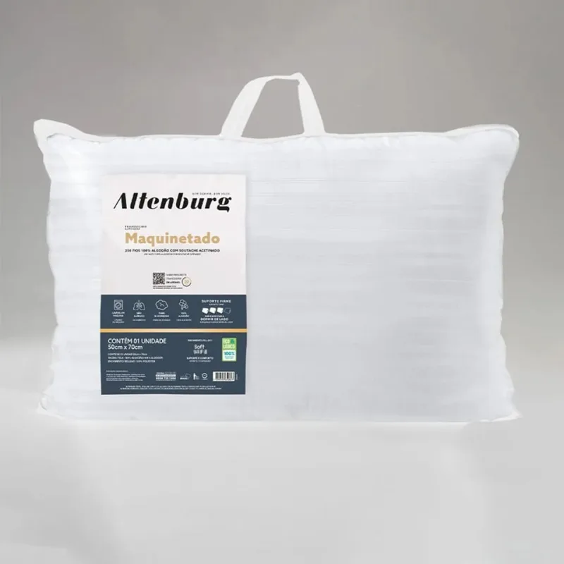 Travesseiro Maquitado 50cm x 70cm Altenburg - Altenburg - Cama, Mesa E Banho