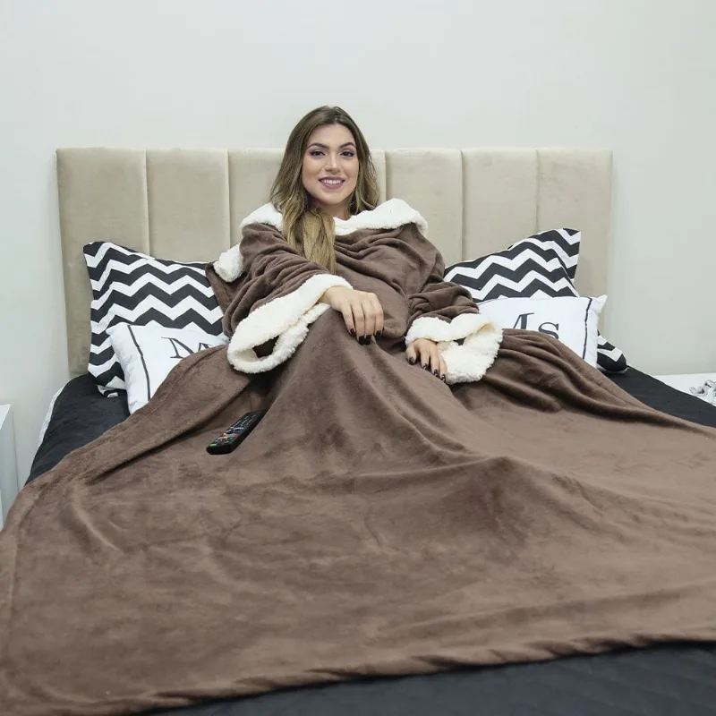 Cobertor para Tv Confortável de Mangas Casa Dona