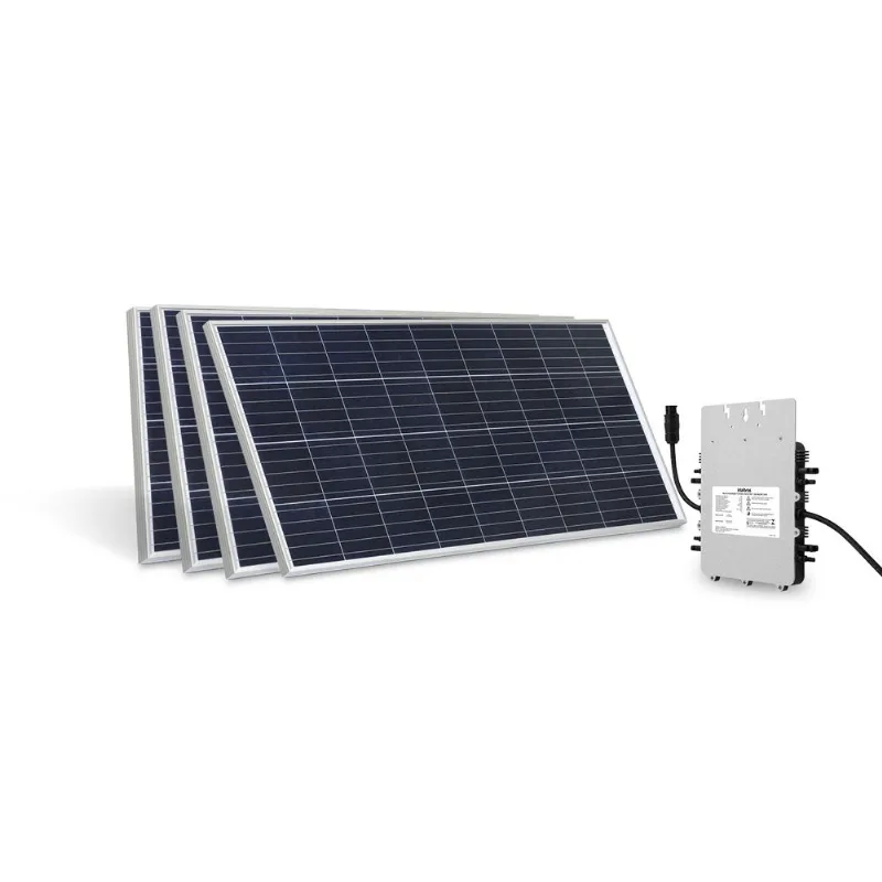 Kit solar on grid 1200w 220v micro p/ telha metalica