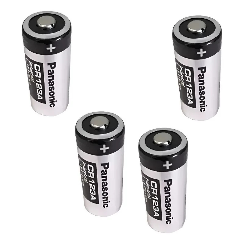 4 Baterias PANASONIC Não Recar. Lithium Industrial 3v Cr123a