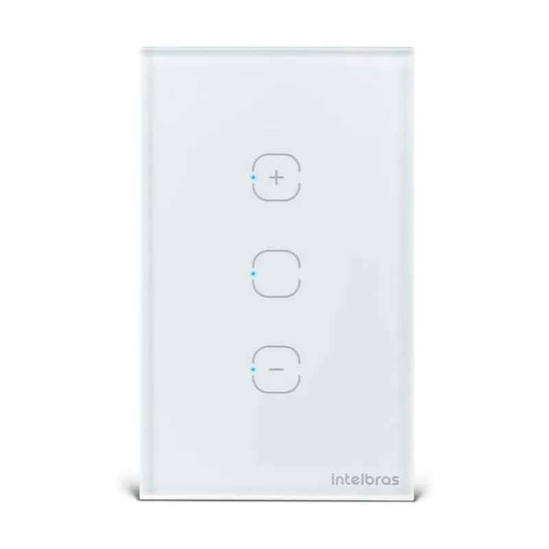Interruptor Dimmer Smart Wi-fi Touch Branco Intelbras EWS 1101