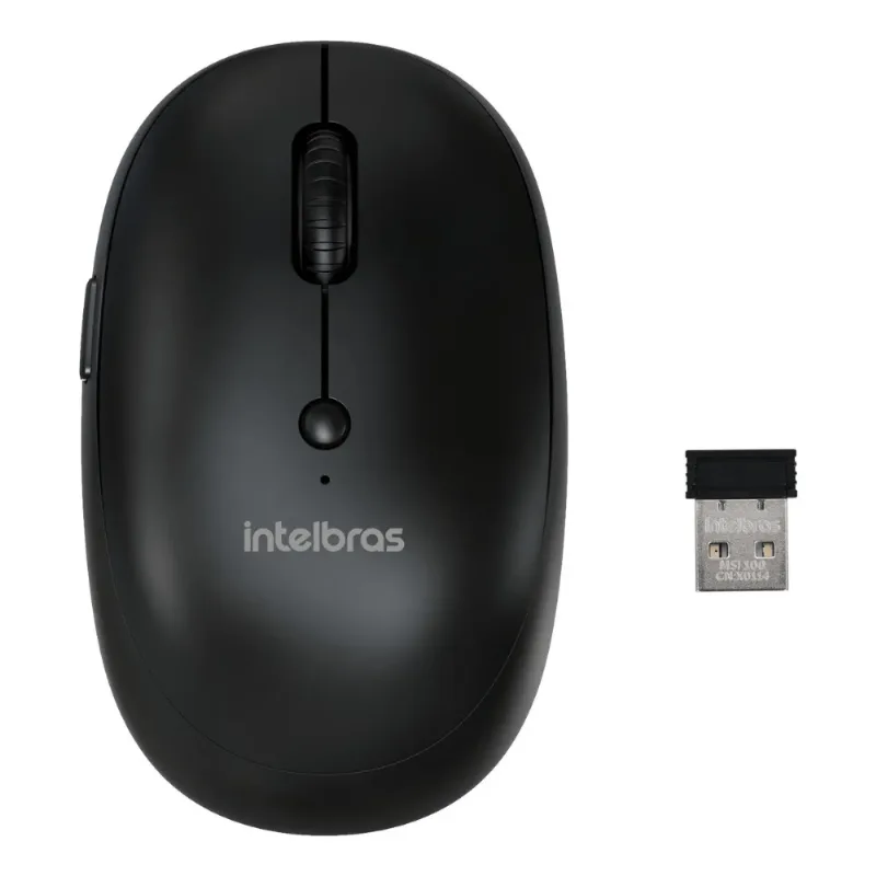 Mouse Intelbras Msi100 Sem Fio Preto - Intelbras