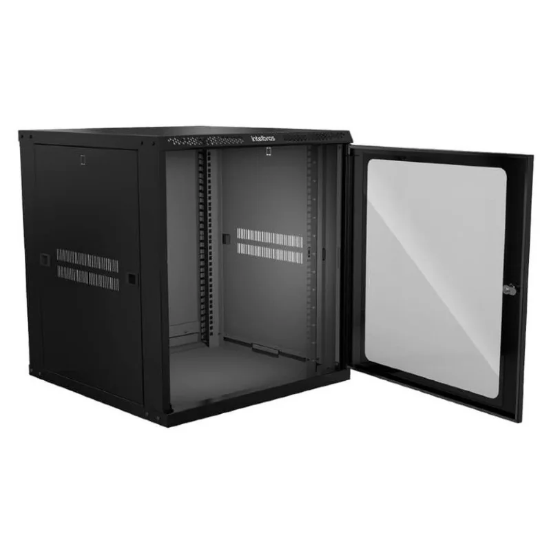 Mini Rack Desmontável Intelbras MRD 1247 12U Preto 470mm 4770022 (MP)