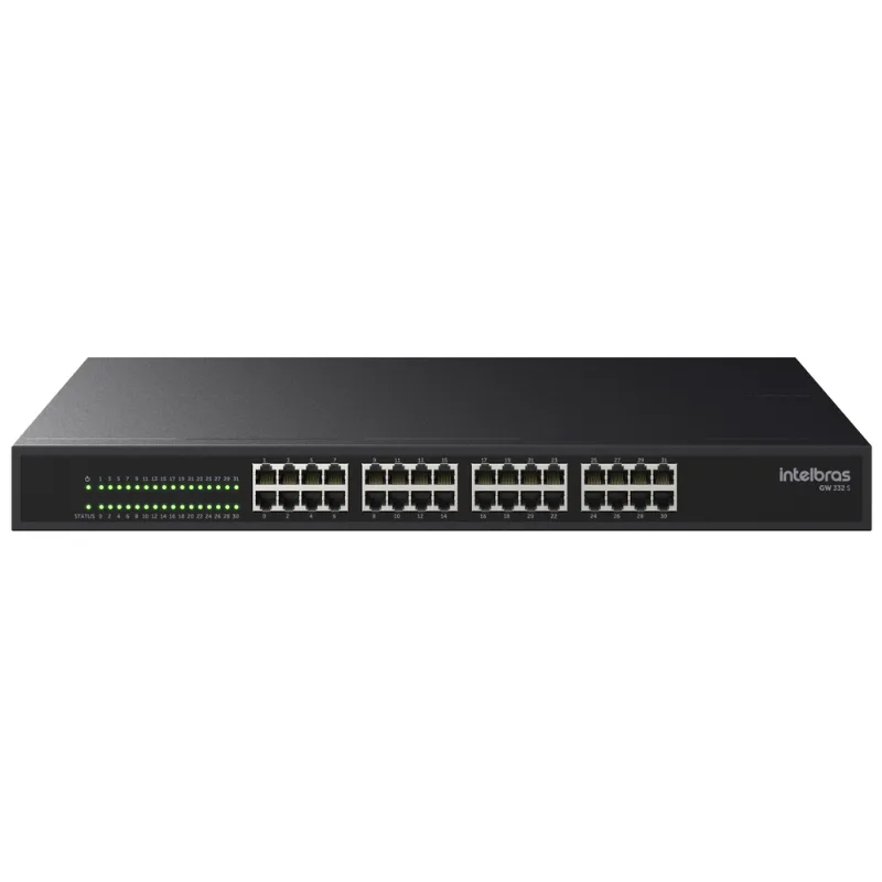 Gateway de Voz GW 332 S Intelbras Gateway de Voz GW 332 S Preto Intelbras