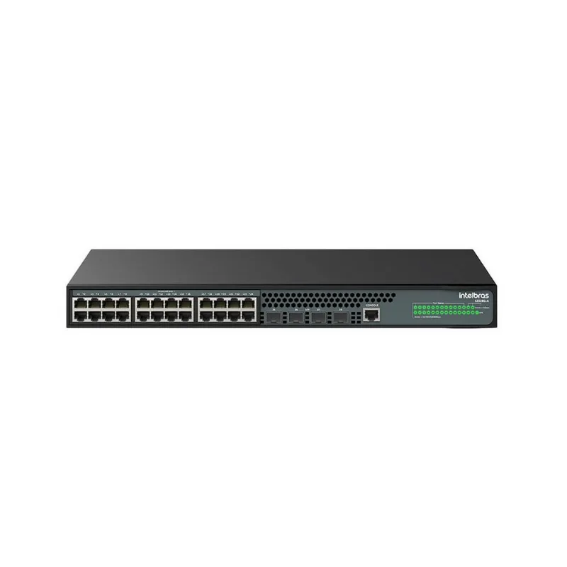 Switch Intelbras S2328G-A Gerenciável 24 Portas Gigabit + 4 SFP GBIC 4760106 (MP)
