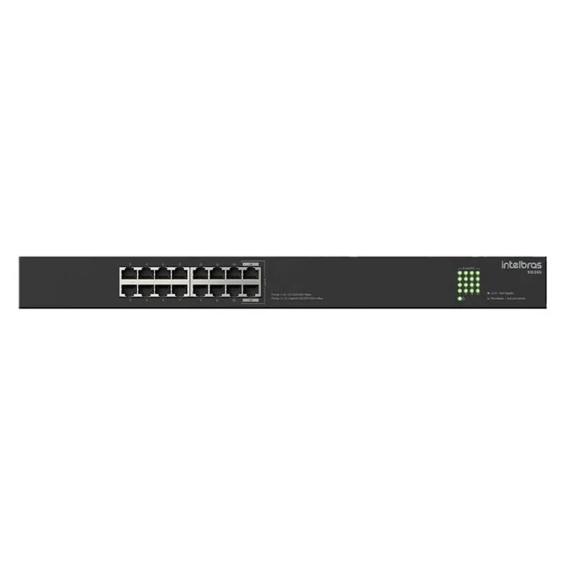 Switch Intelbras 16 Portas Gigabit 10/100/1000 S1116G (MP)