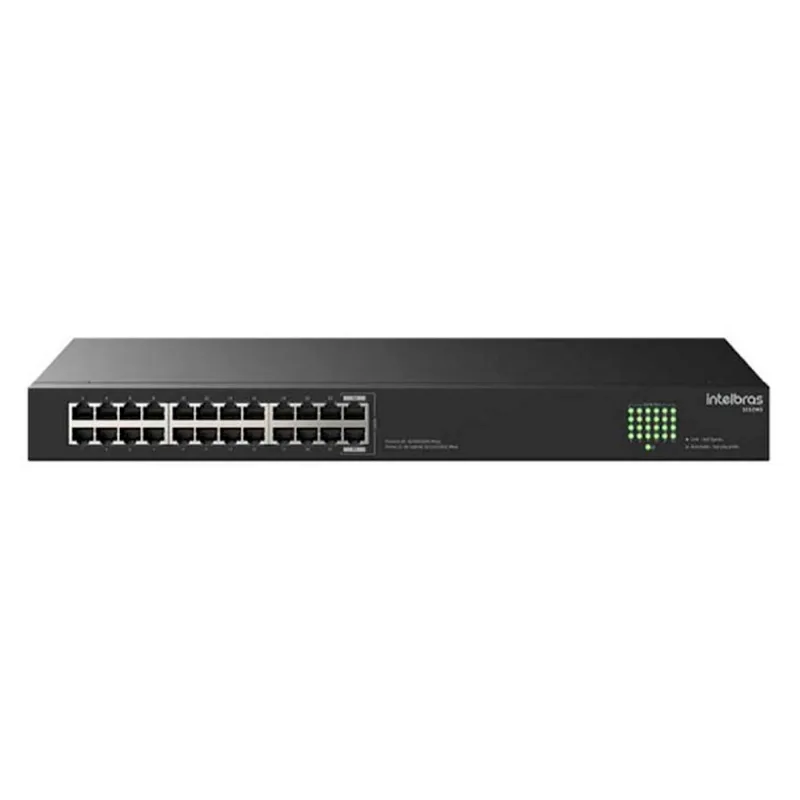Switch Intelbras S1124G 24 Portas Gigabit 10/100/1000 4760115 (MP)