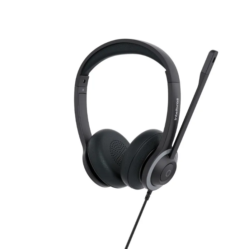 Headset Intelbras Duo USB WHS70 4010017 Preto (MP)