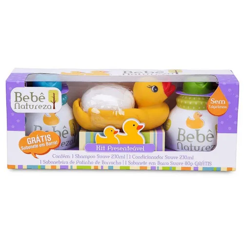 Kit Inf Bebe Natureza Patinho - NATUREZA - Higiene E Beleza