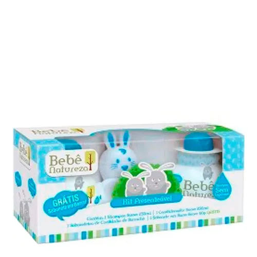 Kit Shampoo Condicionador Bebê Natureza Azul - BEBÊ NATUREZA